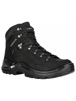 LOWA Outdoor- & Sportschuhe^Leder-Wanderschuhe "Renegade GTX Mid Ws" in Schwarz