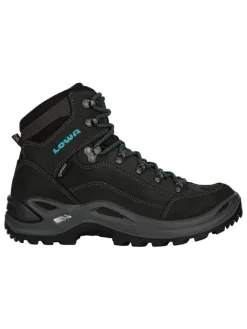 LOWA Outdoor- & Sportschuhe^Leder-Wanderschuhe "Renegade GTX Mid Ws" in Schwarz