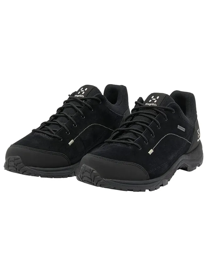 Haglöfs Outdoor- & Sportschuhe^Leder-Wanderschuhe "Sajvva GTX Low" in Schwarz