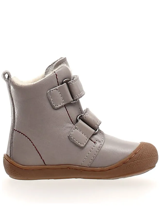 Naturino Stiefel & Boots·Boots^Leder-Winterboots "Bub" in Grau