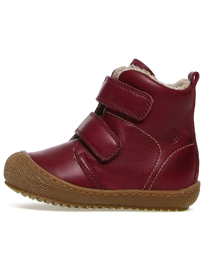 Naturino Stiefel & Boots^Leder-Winterboots "Bubble" in Bordeaux