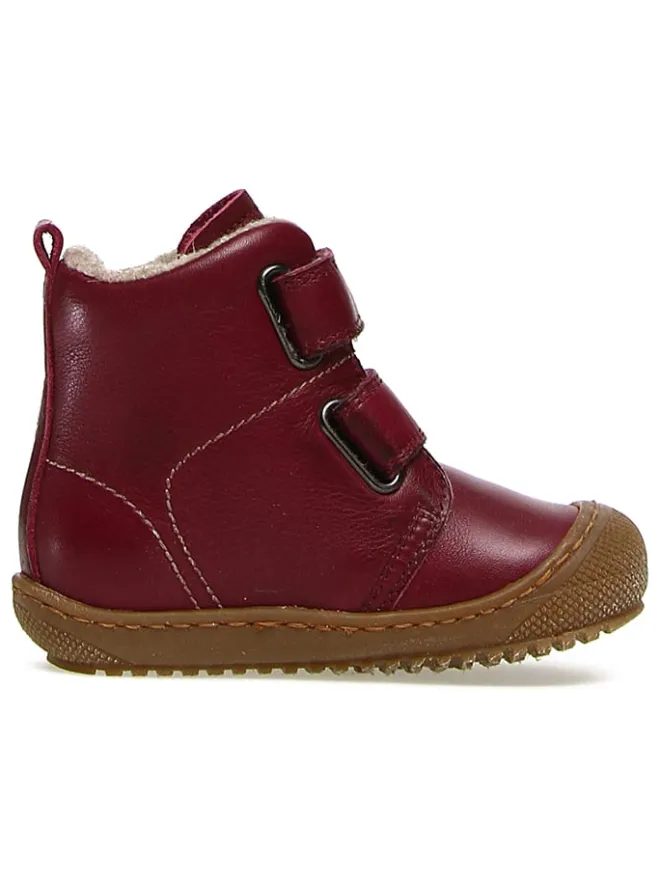 Naturino Stiefel & Boots^Leder-Winterboots "Bubble" in Bordeaux