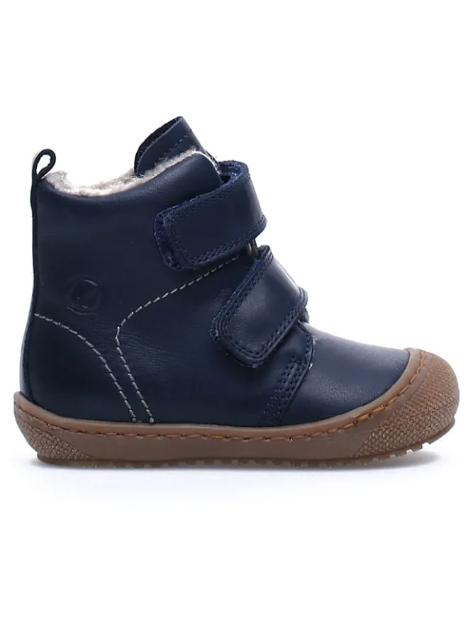 Naturino Stiefel & Boots^Leder-Winterboots "Bubble" in Dunkelblau