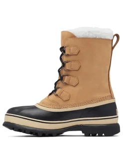 Leder-Winterboots "Caribou" in Hellbraun>Sorel New