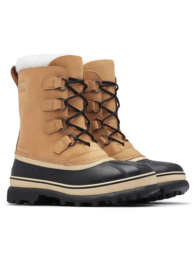 Leder-Winterboots "Caribou" in Hellbraun>Sorel New