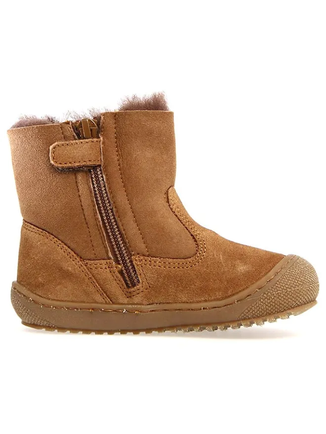 Naturino Stiefel & Boots^Leder-Winterboots "Cozy" in Cognac