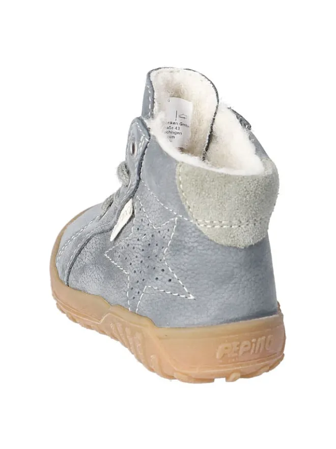 Leder-Winterboots "Denny" in Grau>PEPINO Online