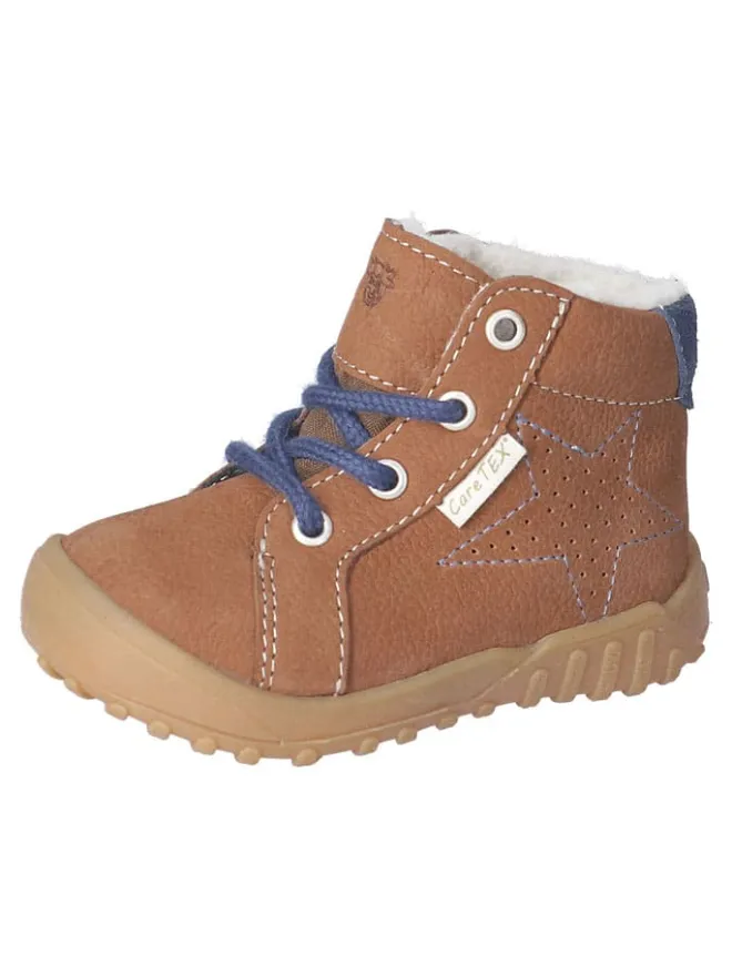 Leder-Winterboots "Denny" in Hellbraun>PEPINO Outlet