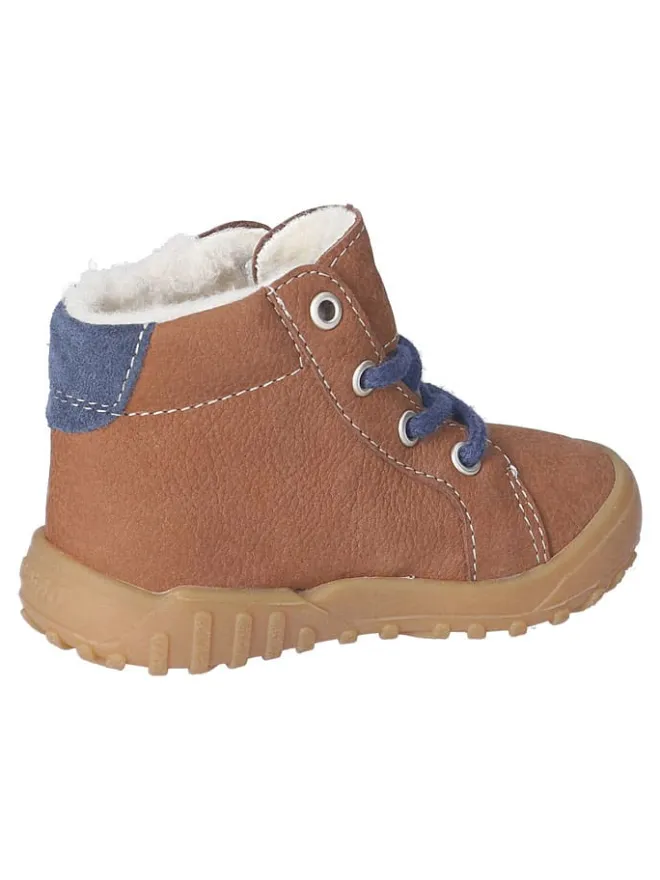 Leder-Winterboots "Denny" in Hellbraun>PEPINO Outlet