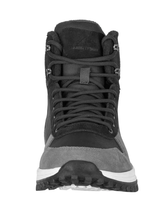 Leder-Winterboots "Eldfjall" in Grau/ Schwarz>Westfjord Clearance