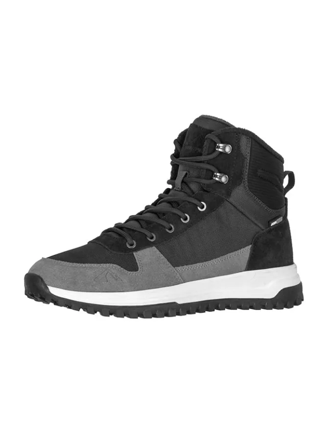 Leder-Winterboots "Eldfjall" in Grau/ Schwarz>Westfjord Clearance