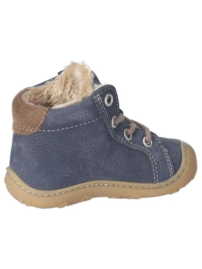 Leder-Winterboots "Georgie" in Dunkelblau>PEPINO Outlet