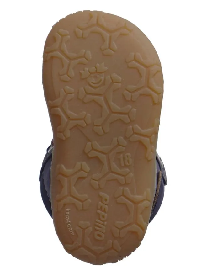 Leder-Winterboots "Georgie" in Dunkelblau>PEPINO Outlet