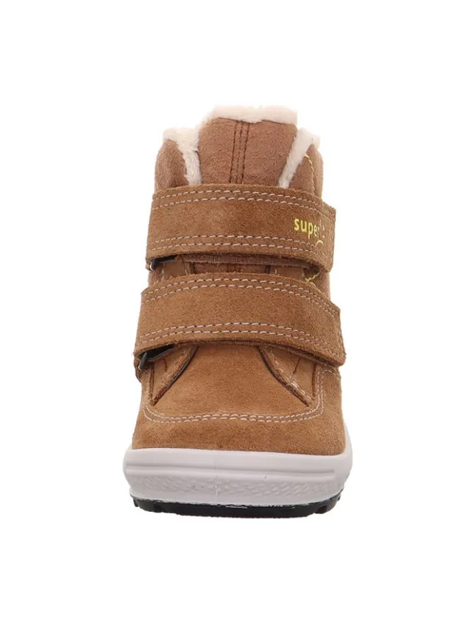 Leder-Winterboots "Groovy 2.0" in Hellbraun>superfit