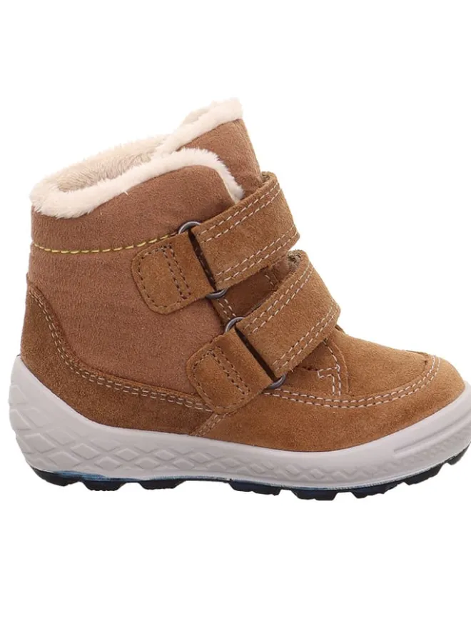Leder-Winterboots "Groovy 2.0" in Hellbraun>superfit