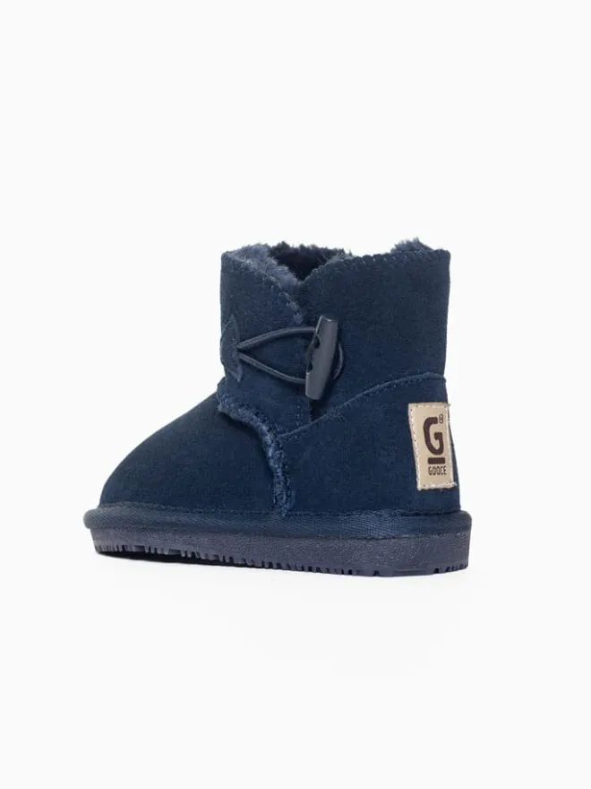 Gooce Stiefel & Boots^Leder-Winterboots "Hubbard" in Dunkelblau
