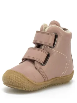 Leder-Winterboots in Altrosa><noscript><img width=