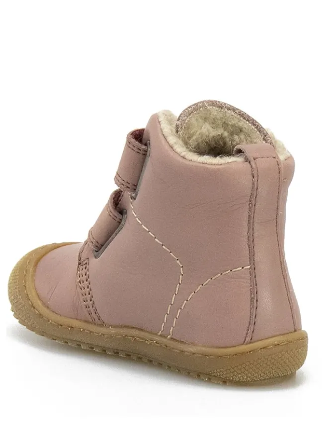 Leder-Winterboots in Altrosa>Naturino New