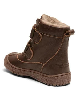 Leder-Winterboots in Braun>bisgaard Best