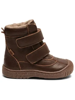 Leder-Winterboots in Braun><noscript><img width=