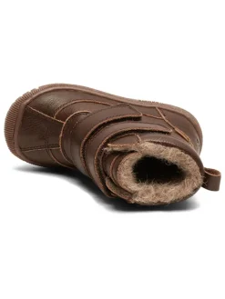 Leder-Winterboots in Braun><noscript><img width=