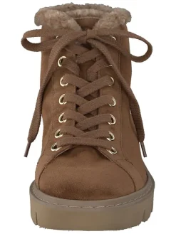 Leder-Winterboots in Braun><noscript><img width=