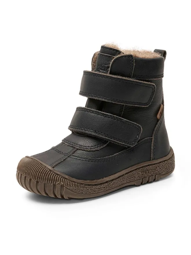 bisgaard Stiefel & Boots^Leder-Winterboots in Dunkelblau