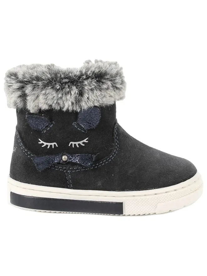 Primigi Stiefel & Boots|Stiefel & Boots·Stiefel^Leder-Winterboots in Dunkelblau