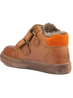 Leder-Winterboots in Hellbraun><noscript><img width=