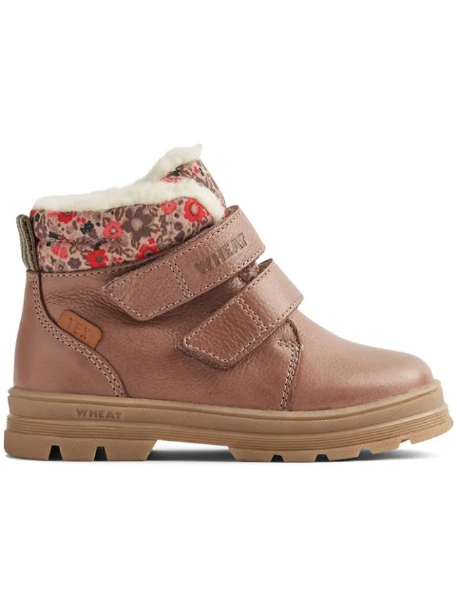 Leder-Winterboots in Hellbraun>Wheat Clearance