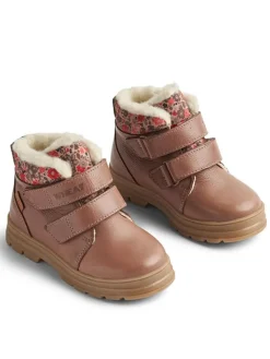 Leder-Winterboots in Hellbraun>Wheat Clearance