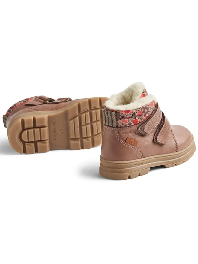 Leder-Winterboots in Hellbraun>Wheat Clearance