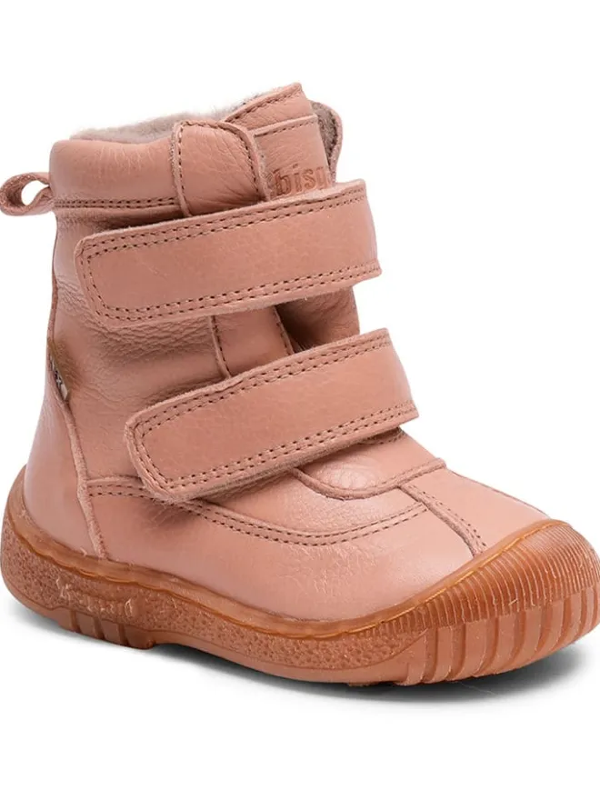 Leder-Winterboots in Rosa>bisgaard Best