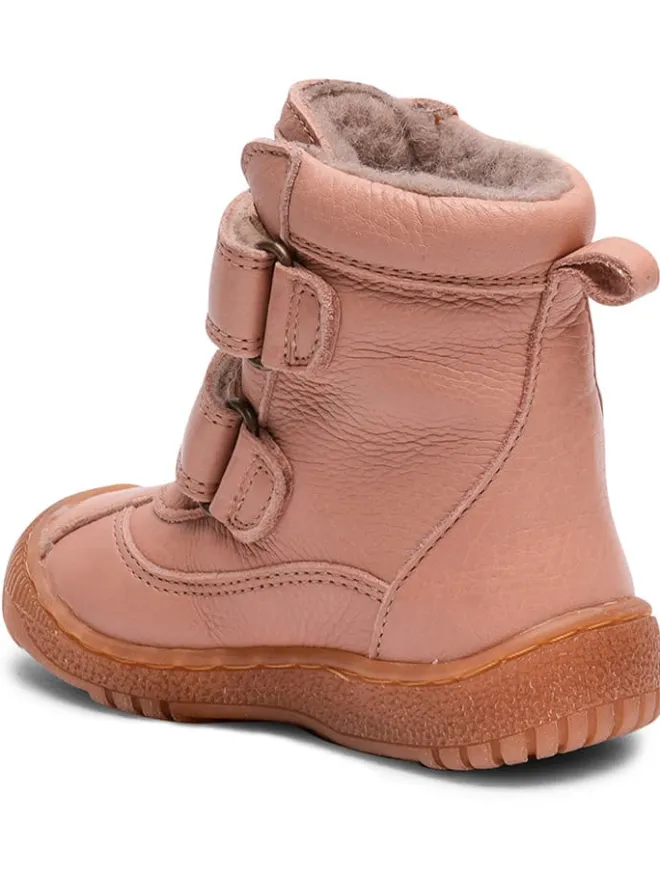 Leder-Winterboots in Rosa>bisgaard Best