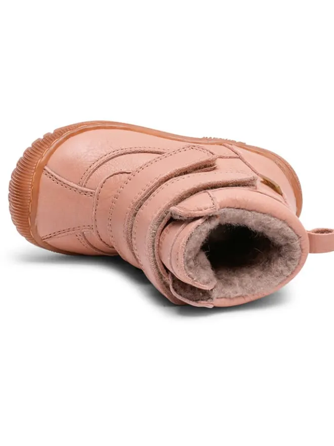 Leder-Winterboots in Rosa>bisgaard Best