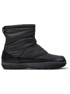 Leder-Winterboots in Schwarz>Camper Online