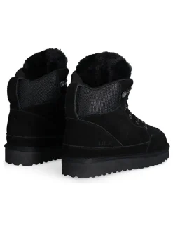 Leder-Winterboots in Schwarz><noscript><img width=