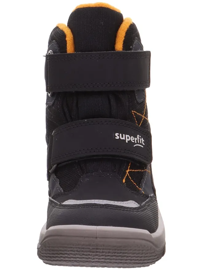 superfit Stiefeletten·Hohe Stiefeletten^Leder-Winterboots "Mars" in Schwarz