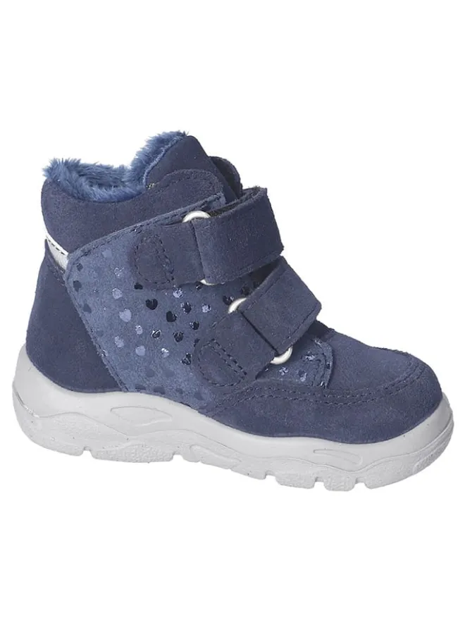 PEPINO Stiefel & Boots^Leder-Winterboots "Monja" in Dunkelblau
