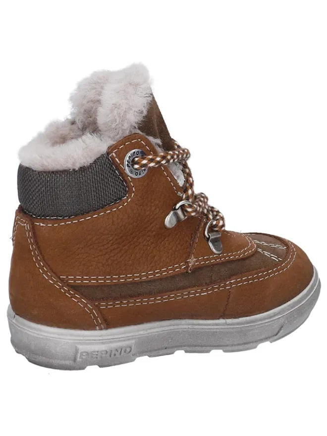 Leder-Winterboots "Paolo" in Hellbraun>PEPINO Best