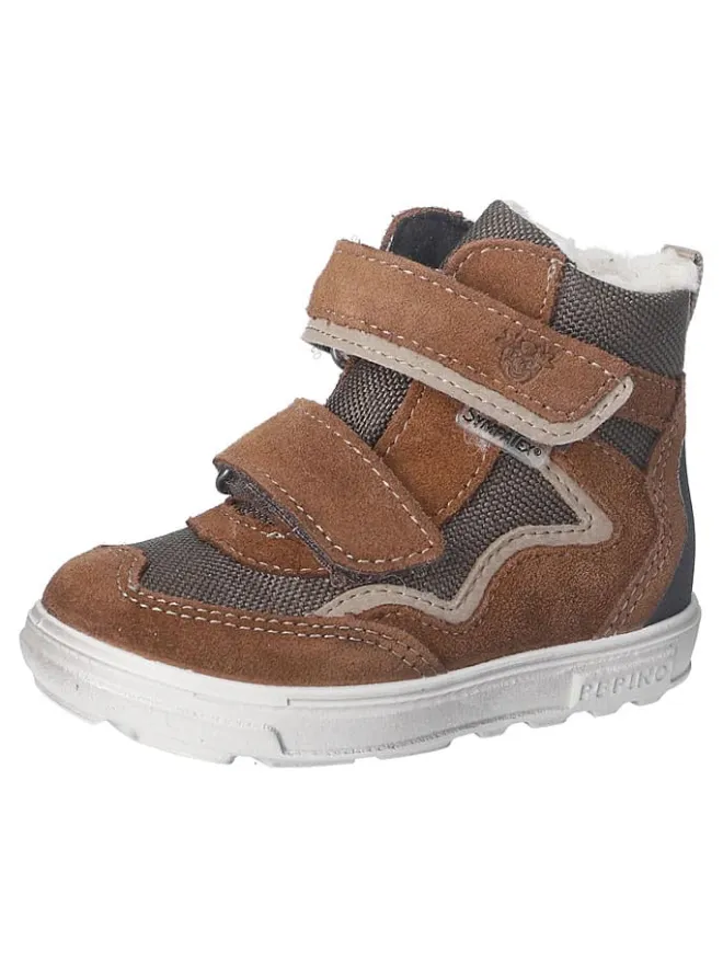 Leder-Winterboots "Paul" in Hellbraun>PEPINO Sale