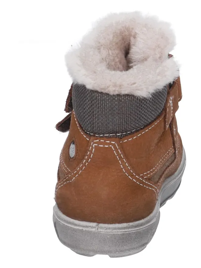 Leder-Winterboots "Pedro" in Hellbraun>PEPINO Discount