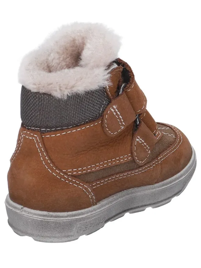 Leder-Winterboots "Pedro" in Hellbraun>PEPINO Discount