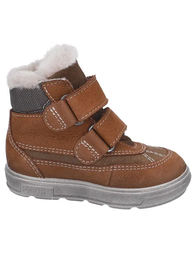 Leder-Winterboots "Pedro" in Hellbraun>PEPINO Discount