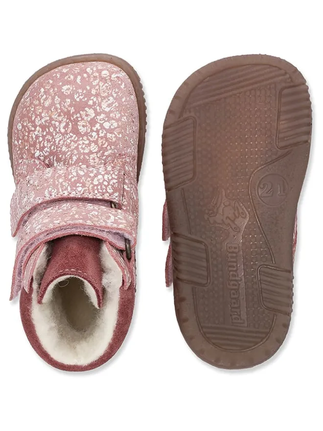 Leder-Winterboots "Rabbit" in Rosa>Bundgaard Sale