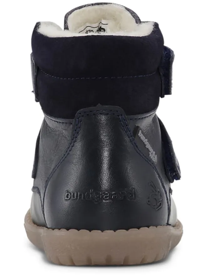 Leder-Winterboots "Rabbit" in Dunkelblau>Bundgaard Hot