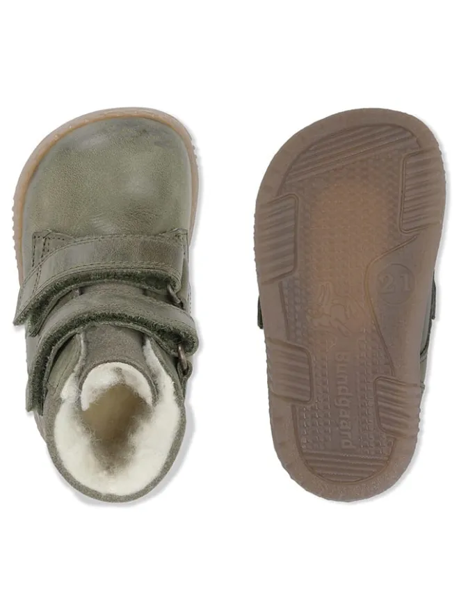 Leder-Winterboots "Rabbit" in Khaki>Bundgaard Discount