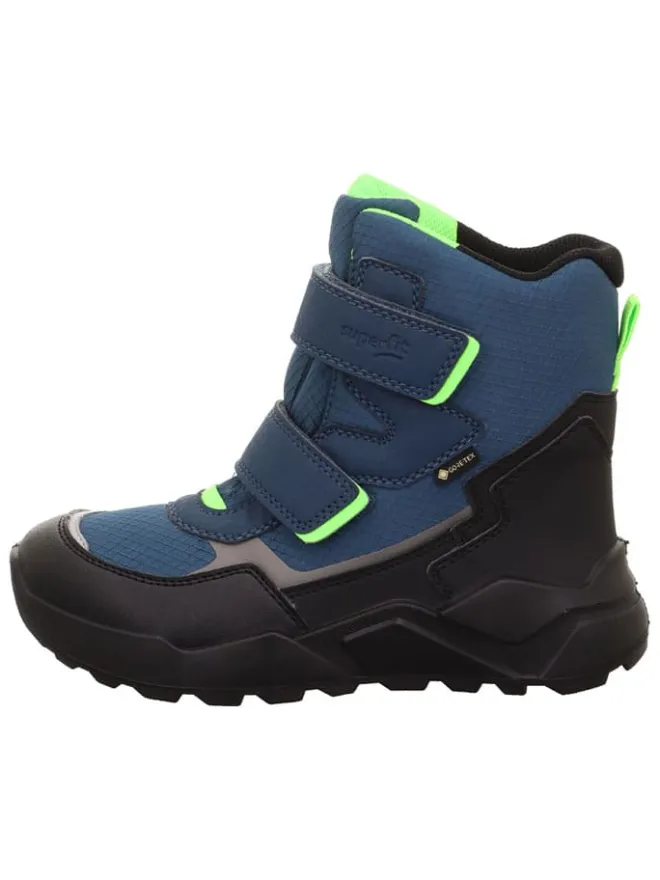 Leder-Winterboots "Rocket" in Dunkelblau>superfit