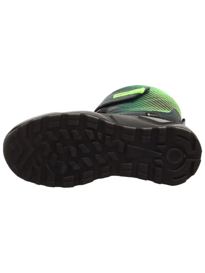 Leder-Winterboots "Rocket" in Schwarz/ Grün>superfit Hot