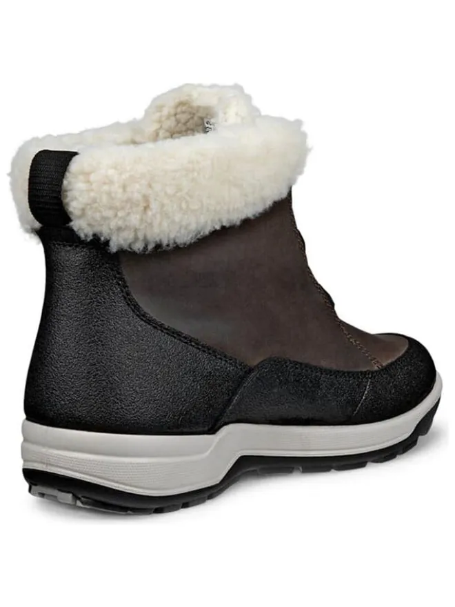 Leder-Winterboots "Trace Lite" in Braun/ Schwarz>Ecco Best